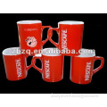 Red NESCAFE coffee cup